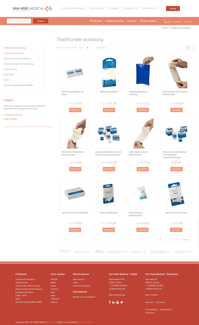 Magento listing categorie page